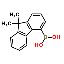 (9,9-dimethyl-9H-fluoren-4-yl)boronic acid Structure