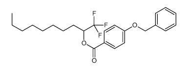 1,1,1-trifluorodecan-2-yl 4-phenylmethoxybenzoate结构式
