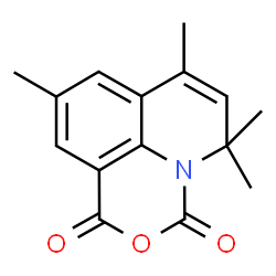 5,5,7,9-Tetramethyl-1H,5H-[1,3]oxazino[5,4,3-ij]-quinoline-1,3-dione structure