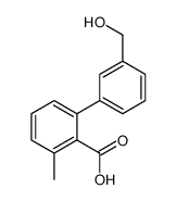 2-[3-(hydroxymethyl)phenyl]-6-methylbenzoic acid Structure