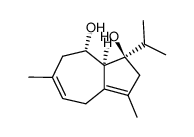 (1R)-1,2,4,7,8,8aα-Hexahydro-1-isopropyl-3,6-dimethylazulene-1β,8α-diol结构式