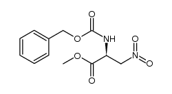 methyl (2S)-2-{[(benzyloxy)carbonyl]amino}-3-nitropropanoate Structure