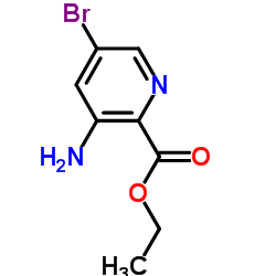 Ethyl 3-amino-5-bromo-2-pyridinecarboxylate Structure