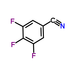 3,4,5-Trifluorobenzonitrile structure