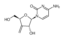 3'-deoxy-3'-methylidenecytidine结构式