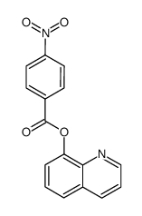 p-nitrobenzoic acid quinoline-8-ester结构式