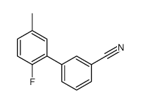 3-(2-fluoro-5-methylphenyl)benzonitrile Structure
