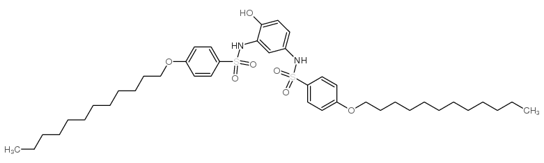 2,4-Bis(4-(Dodecyloxy)Benzenesulfonamido)Phenol结构式