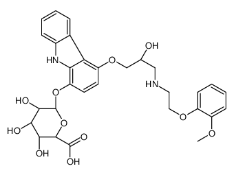 1-hydroxycarvedilol O-glucuronide Structure