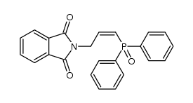 (Z)-2-(3-(diphenylphosphoryl)allyl)isoindoline-1,3-dione Structure
