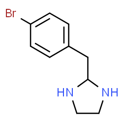 2-(4-溴苄基)-1H-咪唑结构式