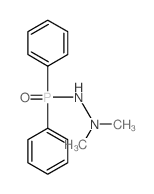 2-diphenylphosphoryl-1,1-dimethyl-hydrazine structure