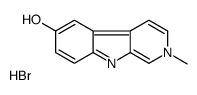 2-methyl-9H-pyrido[3,4-b]indol-2-ium-6-ol,bromide结构式