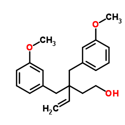 3,3-Bis(3-methoxybenzyl)-4-penten-1-ol Structure