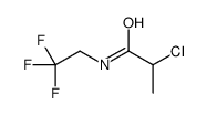 2-氯-N-(2,2,2-三氟乙基)丙酰胺结构式