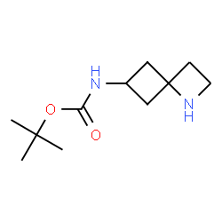 tert-butyl N-{1-azaspiro[3.3]heptan-6-yl}carbamate结构式