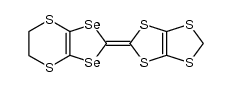 4,5-ethylenedithio-4',5'-(methylenedithio)diselenadithiafulvalene结构式