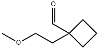 1-(2-methoxyethyl)cyclobutane-1-carbaldehyde Structure