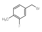 3-fluoro-4-methylbenzyl bromide structure