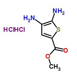 Methyl 4,5-diaminothiophene-2-carboxylate dihydrochloride structure