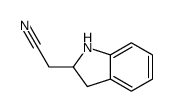 2-(2,3-dihydro-1H-indol-2-yl)acetonitrile结构式