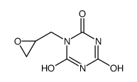 1-(oxiran-2-ylmethyl)-1,3,5-triazinane-2,4,6-trione结构式