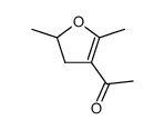 2,5-dimethyl-3-acetyl-4,5-dihydrofuran Structure
