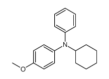 N-cyclohexyl-4-methoxy-N-phenylaniline Structure