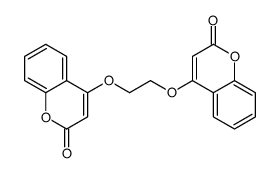 4-[2-(2-oxochromen-4-yl)oxyethoxy]chromen-2-one结构式