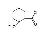 3-Cyclohexene-1-carbonyl chloride, 2-methoxy-, (1S-cis)- (9CI) Structure