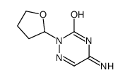 5-amino-2-(oxolan-2-yl)-1,2,4-triazin-3-one结构式