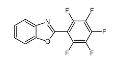 2-(2,3,4,5,6-pentafluorophenyl)benzoxazole结构式