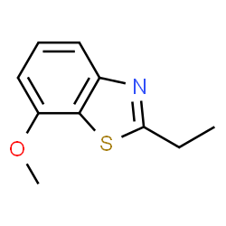 Benzothiazole, 2-ethyl-7-methoxy- (9CI) Structure