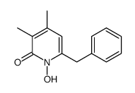 6-benzyl-1-hydroxy-3,4-dimethylpyridin-2-one Structure