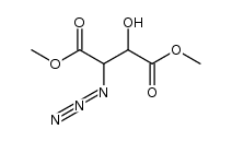 rac dimethyl anti/syn-3-azido-2-hydroxysuccinate Structure