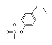 (4-ethylsulfanylphenyl) methanesulfonate结构式