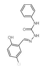 1-[(3-chloro-6-oxo-1-cyclohexa-2,4-dienylidene)methylamino]-3-phenyl-urea结构式