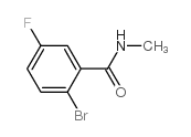 N-甲基-2-溴-5-氟苯甲酰胺结构式