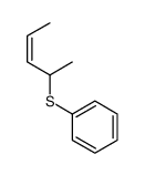 pent-3-en-2-ylsulfanylbenzene Structure