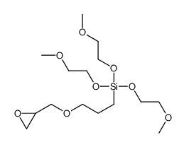 6,6-bis(2-methoxyethoxy)oxiran-11-yl-2,5,10-trioxa-6-silaundecane结构式