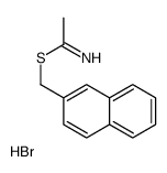 naphthalen-2-ylmethyl ethanimidothioate,hydrobromide结构式