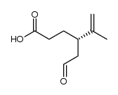 (S)-5-formyl-4-isopropenylpentanoic acid Structure