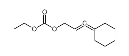 3-cyclohexylideneallyl ethyl carbonate Structure