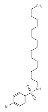 Benzenesulfonamide,4-bromo-N-hexadecyl- Structure