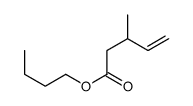 butyl 3-methylpent-4-enoate Structure