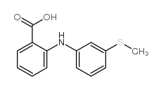 benzoic acid, 2-{[3-(methylthio)phenyl]amino}结构式