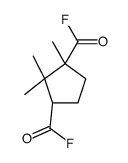 1,3-Cyclopentanedicarbonyl difluoride, 1,2,2-trimethyl-, (1R-cis)- (9CI) picture