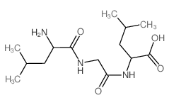 H-Leu-Gly-Leu-OH Structure