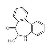 6-methyl-5,6-dihydrobenzo[d][1]benzazepin-7-one结构式