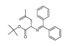 tert-butyl (S)-2-(diphenylmethyleneamino)-4-methylpent-4-enoate Structure